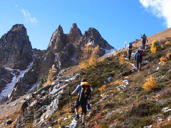 We were also angling steeply upward as we neared the pass.